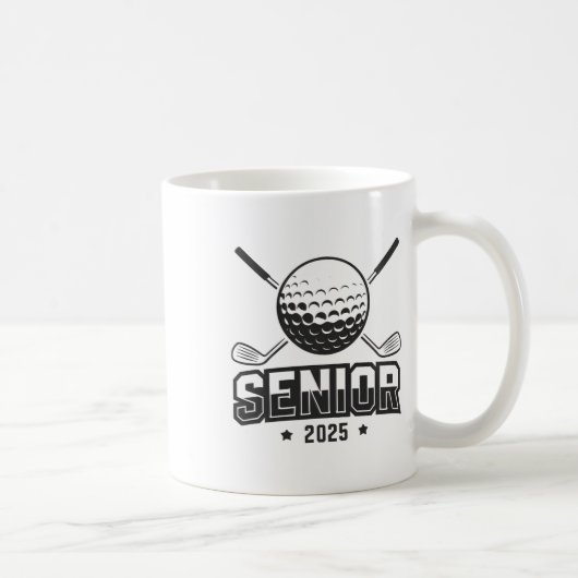 Mug Golf Senior 2025 Cool Golf Team Players Matching (Droite)