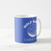 Mug Golf Sober Plus Facile Par Parc Funny Golf Citatio (Devant droit)