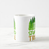 Mug Golf sur disque Arbres stupides Rétro Frisbee Drôl (Centre)