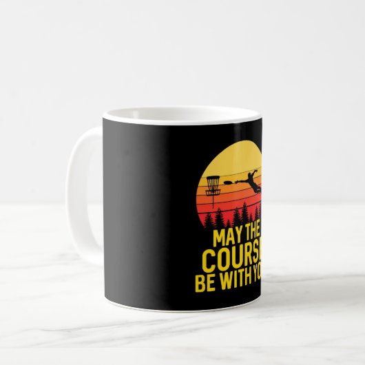 Mug Golf sur disque avec vous (Devant gauche)