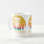 Mug Golf sur disque Mononadaphobie Drôle de golf sur d (Devant gauche)