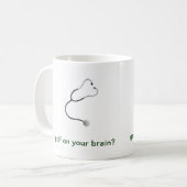 Mug golf sur votre cerveau ?  Pour un Dr. (Devant gauche)