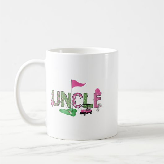 Mug Golf Uncle Nk Hole En Un Golf 1ère Fille Anniversa (Gauche)