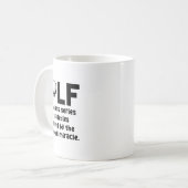 Mug Golf Une Série Infini De Tragédies Golf Golf P (Devant gauche)