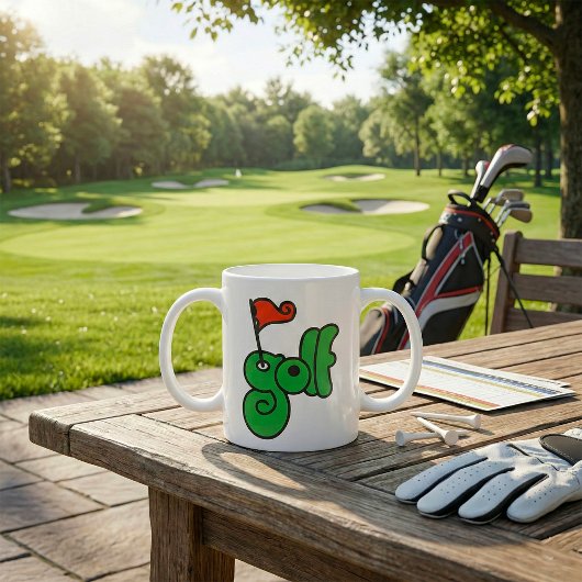 Mug Golf Wang Vert Vibrant et Rouge