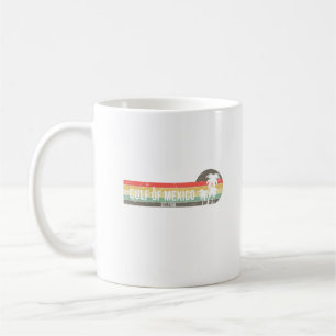 Mug Golfe du Mexique Est 1550 Rétro Vintage Plage