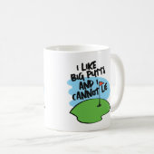Mug Golfer J'Aime Les Grosses Puttes Et Je Ne Peux Pas (Devant droit)