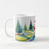 Mug Golfer Santa Claus golfeur à Noël (Gauche)