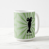 Mug Golfer Silhouette Personnaliser (Devant droit)