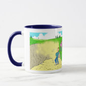 Mug Golfer Stuck dans un Bunker (Gauche)