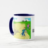 Mug Golfeur coincé dans un bunker (Devant gauche)