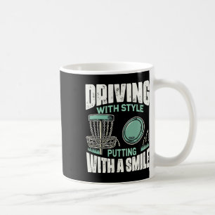 Mug Golfeur de disque conduisant avec style Golf de di