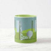 Mug golfeur de golf cool cadeau vert (Centre)