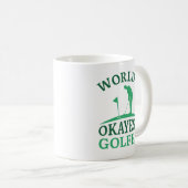Mug Golfeur le plus Okayest du monde (Devant droit)