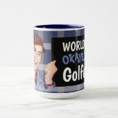 Mug Golfeur le plus Okayest - Phil (Centre)