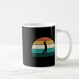 Mug Golfeur Rétro Swing Vintage Coucher de soleil Joue