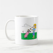 Mug Golfeurs de fille (Gauche)