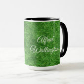 Mug Golfing Sport golf ball and putter Personalize  (Devant droit)