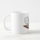 Mug Gomme à bulles amusante pour le support technique  (Gauche)