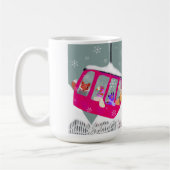 Mug Gondole Animaux Mignons de Ski (Gauche)