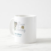 Mug Gone Fishing Big Fish Retraité Pêcheur Cadeau (Devant gauche)