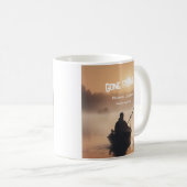 Mug Gone Fishing Sunrise Retraité Pêcheur Cadeau (Devant droit)