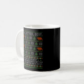 Mug Good Better Best Never Let It Rest Christmas Quote (Devant gauche)