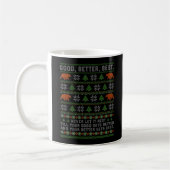 Mug Good Better Best Never Let It Rest Christmas Quote (Gauche)