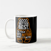 Mug Good Better Never Let It Rest Motivation Bear Quot (Gauche)