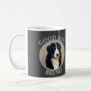 Mug Good boy chien ajouter photo texte art gris modern