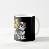 Mug Good Boy Not Today Funny Cat Illustration (Devant droit)