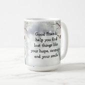 Mug Good Friends Friendship Citation mignonne Oiseau A (Devant droit)