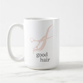 Mug Good Hair Simple Logo Salon de coiffure (Gauche)
