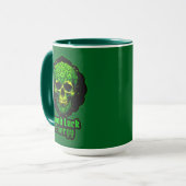 Mug Good Luck Energy Skull St Patrick’s Day - caneca (Devant gauche)