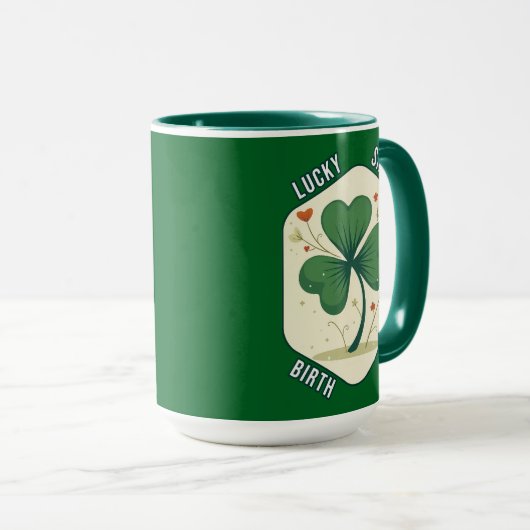 Mug Good Luck Shamrock St Patrick’s Day - caneca (Devant droit)