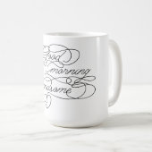 Mug Good Morbeau mou mignonne citation d'amour petit a (Devant droit)