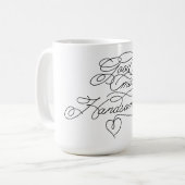 Mug Good Morbeau mou mignonne citation d'amour petit a (Devant gauche)