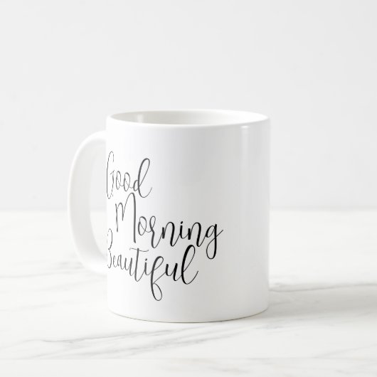 Mug Good Morning Beautiful (Devant gauche)
