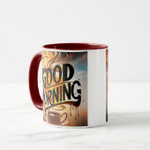Mug Good Morning Coffee Art #3 (Devant gauche)