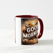 Mug Good Morning Coffee Art #4 (Devant droit)