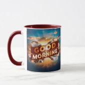 Mug Good Morning Coffee Art #5 (Gauche)
