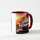 Mug Good Morning Coffee Art #8 (Devant droit)