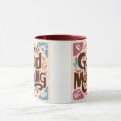 Mug Good Morning Coffee Art #9 (Centre)
