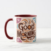 Mug Good Morning Coffee Art #9 (Gauche)