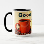 Mug Good Morning coffee cups, (Gauche)
