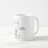 Mug Good Morning - J'aime mon travail (Devant droit)