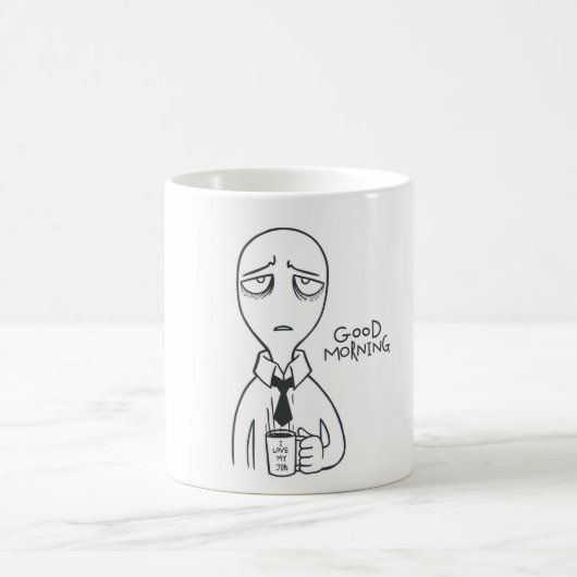 Mug Good Morning - J'aime mon travail (Centre)