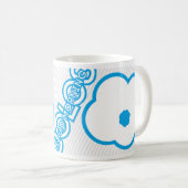 Mug Good Morning Moulos - Bleu (Devant droit)