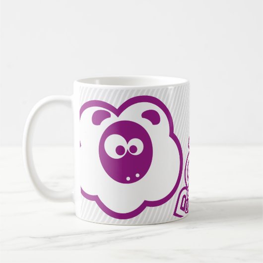 Mug Good Morning Moulos - Violet (Gauche)