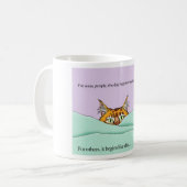 Mug Good Morning Orange Cat Funny (Devant gauche)